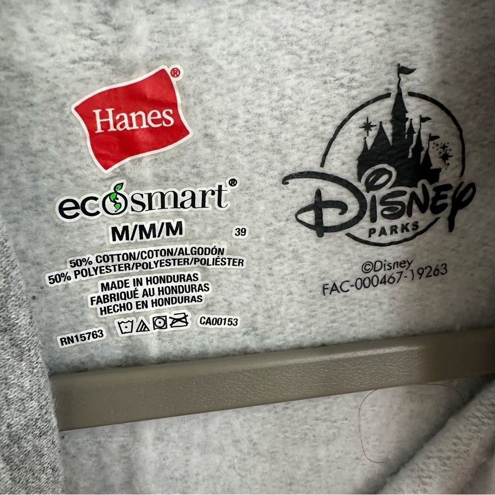 Disney Parks 2019 Holiday "We Bring the Merry" Gray Zip Up Hoodie - Medium - Picture 3 of 8